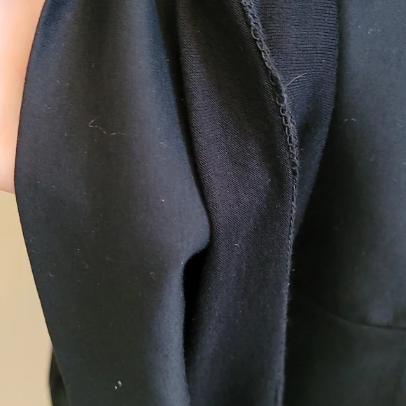 Helmut Lang Black Quell Jersey T-Shirt Mini Dress - Picture 9 of 9